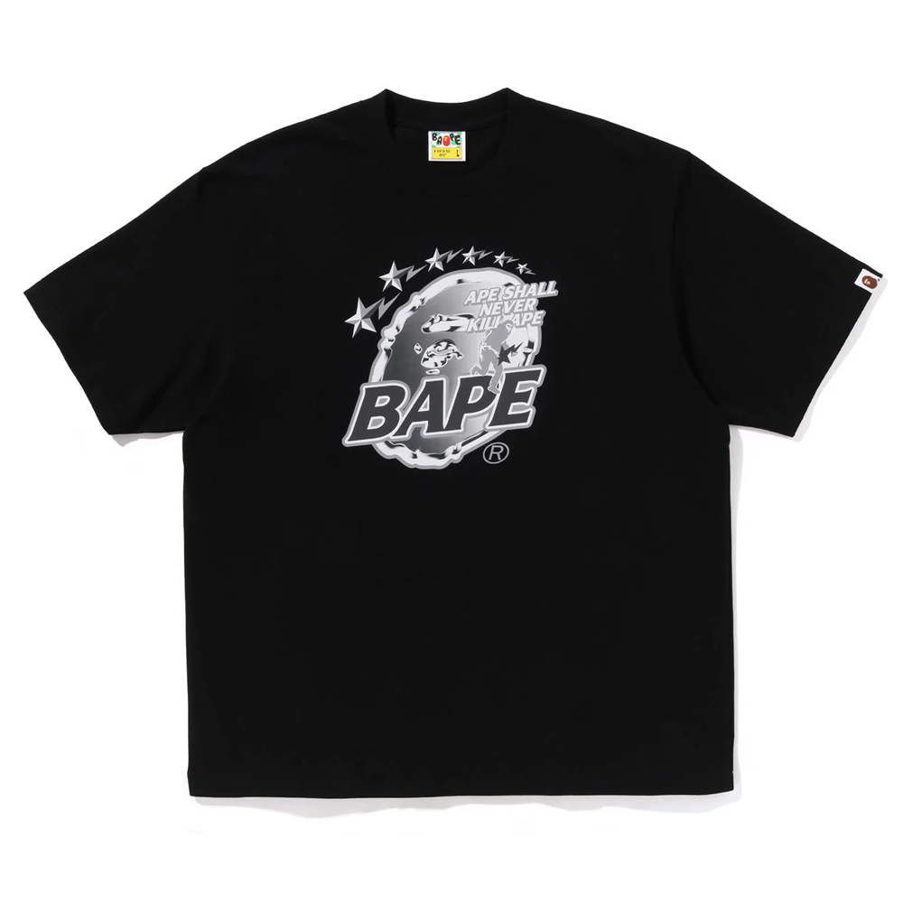 베이프 반팔티 METAL APE HEAD RELAXED FIT TEE 1L80-110-340 - 메인 이미지