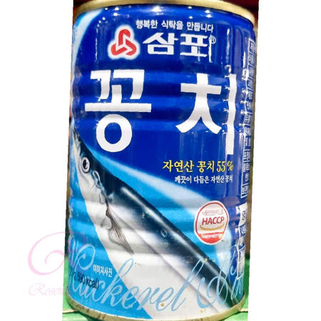 로즈밀 꽁치캔 400g x24p 김치찌개꽁치
