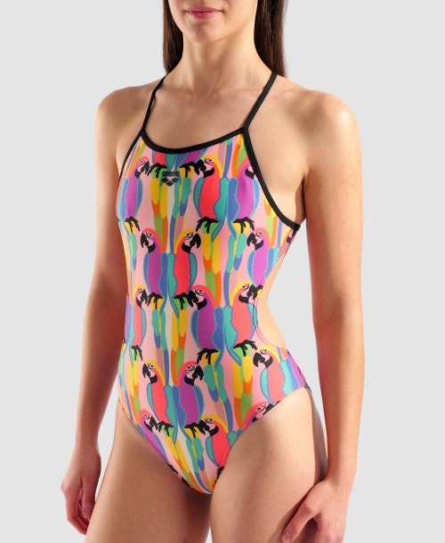 아레나 Tropical Delight Tie Back One Piece - 상세 이미지 3