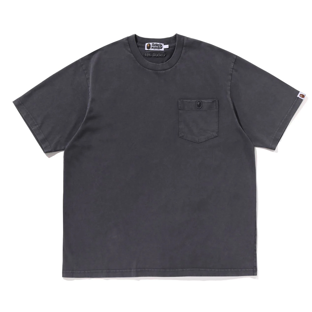 베이프 반팔티 GARMENT DYE ONE POINT RELAXED FIT POCKET TEE 1L80-109-304 - 메인 이미지