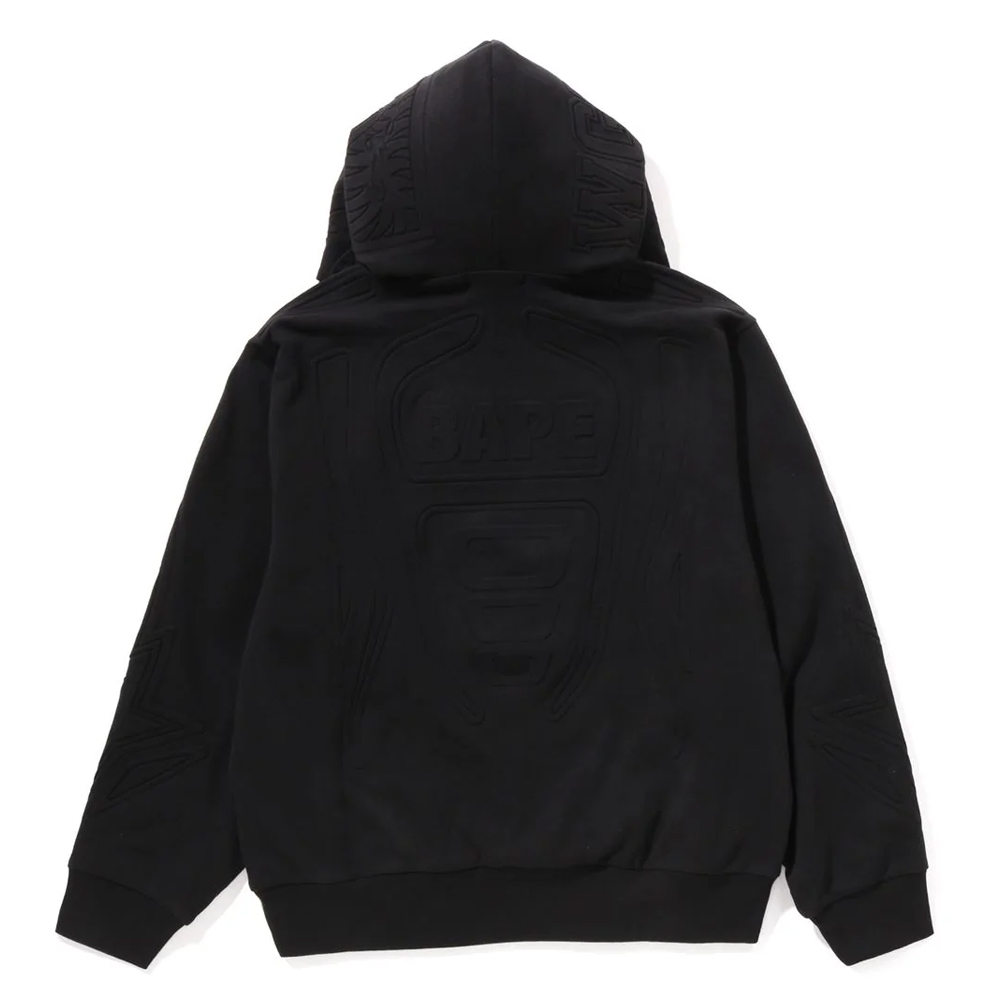 베이프 후드티 PADDED SHARK CROPPED FIT PULLOVER HOODIE 1L80-114-305 - 상세 이미지 3