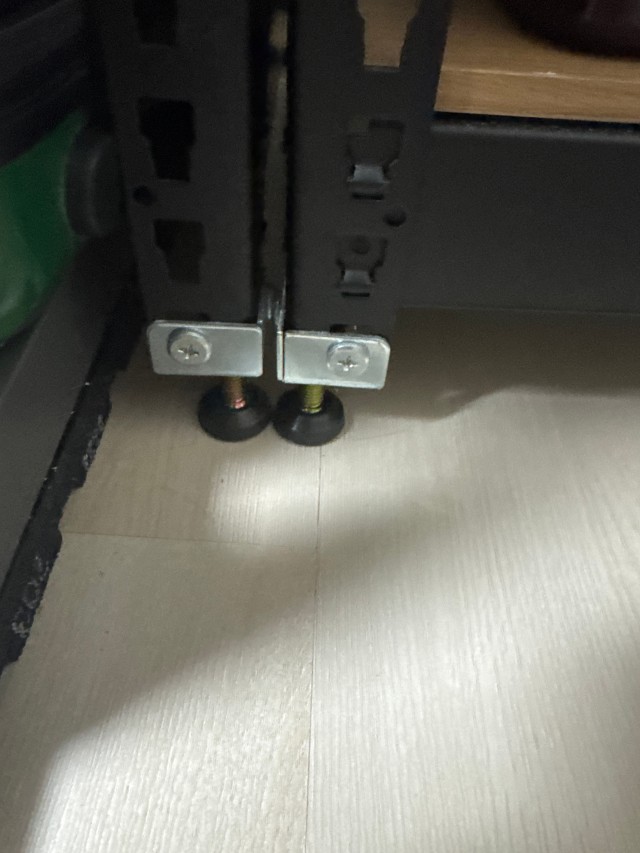 앵글 자재 부품 스피드랙 기둥 소형 조절좌 4pcs - 상세 이미지 3