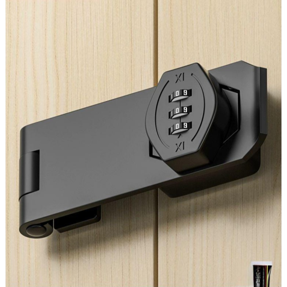 서랍자물쇠 사물함 장치 시건장치 번호키 서랍 다이얼 3인치 코너형_콤비네이션 실버 유광 잠금장치