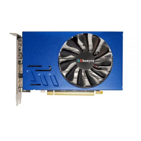[해외]SRhonyra RX 580 4GB 6xHDMI 1.4a 그래픽 카드 GDDR5 다중 디스플레이 GPU 256 비트 PCIe 3.0 x16, DirectX 12, OpenG