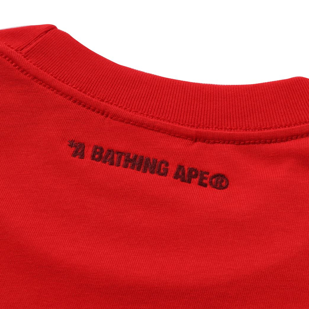 베이프 반팔티 BATHING APE LOGO RELAXED FIT TEE 1L80-110-303 - 상세 이미지 5