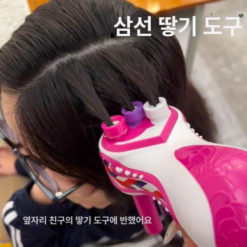 머리땋는기계 자동 머리땋기 묶기 브레이드 빠르게 묶는 세 가닥 땋기기 - 상세 이미지 2