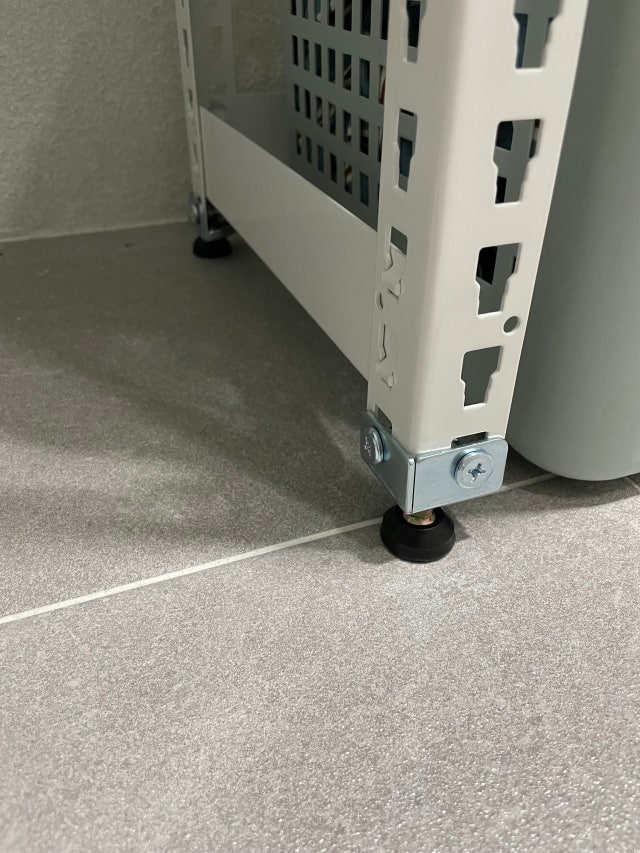 앵글 자재 부품 스피드랙 기둥 소형 조절좌 4pcs - 상세 이미지 4