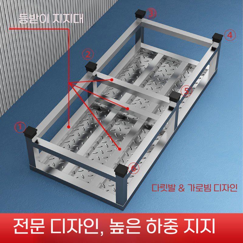 알루미늄 1단 작업 간이 집진기 산업용 다용도 발판 철제기계 - 상세 이미지 5