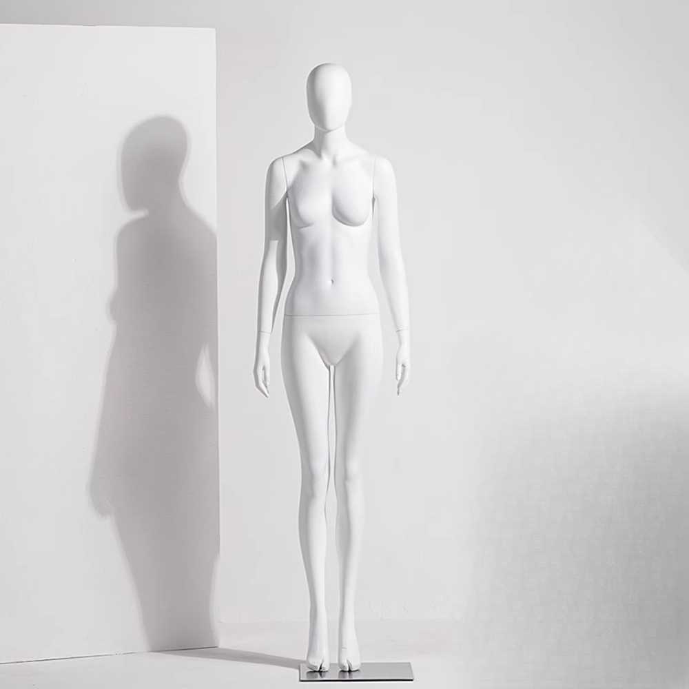 매장용 전신 마네킹 남성 여성 의류 진열 피팅 모형 BSD-3 여성(머리 있음) - 상품 이미지