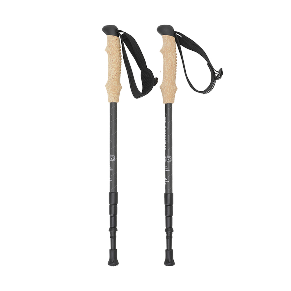 블랙야크 카본스틱 경량 등산지팡이 2개 1세트 4단 트레킹폴