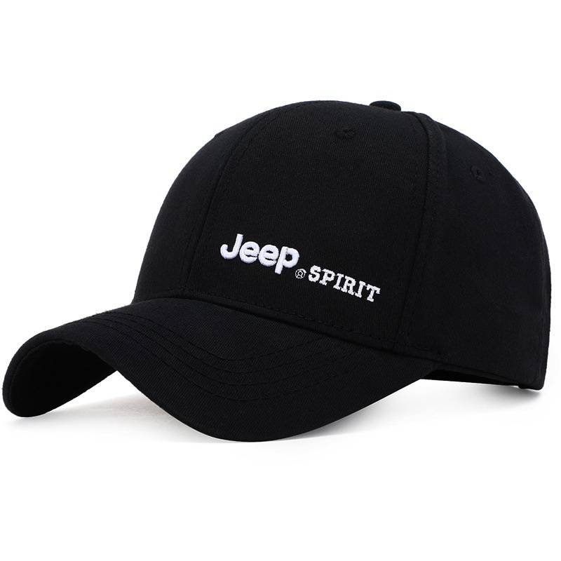 JEEP SPIRIT 사계절 캡모자 빅사이즈 커플 무지 야구모자 - 상세 이미지 5