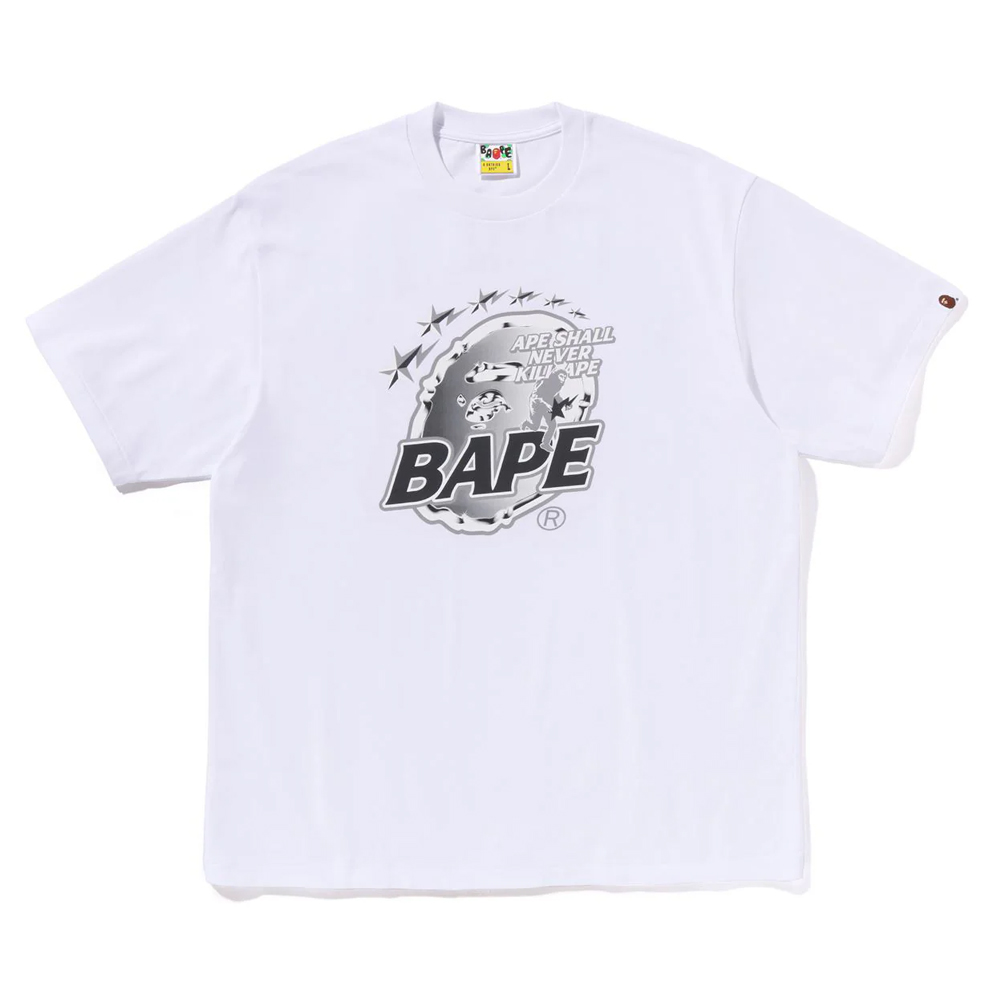 베이프 반팔티 METAL APE HEAD RELAXED FIT TEE 1L80-110-340 - 상세 이미지 4