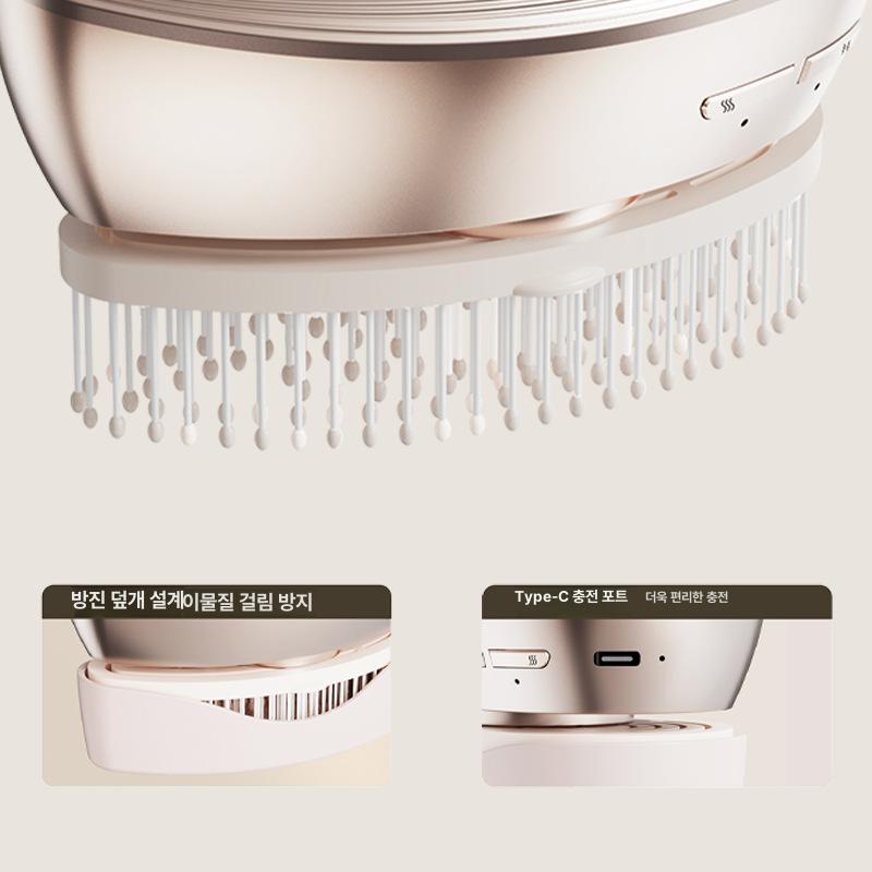 솔비에 두피디바이스 홈케어 모발강화 괄사 헤어 MZG-24 진동 헤어 600mAh 영어 - 상세 이미지 5