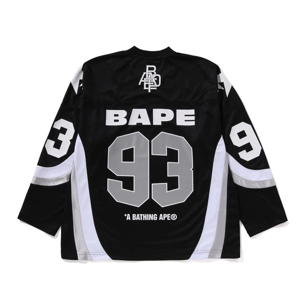 베이프 긴팔티 LINE CAMO JACQUARD LOGO RELAXED FIT ICE HOCKEY JERSEY 1L80-111-313 - 상세 이미지 2