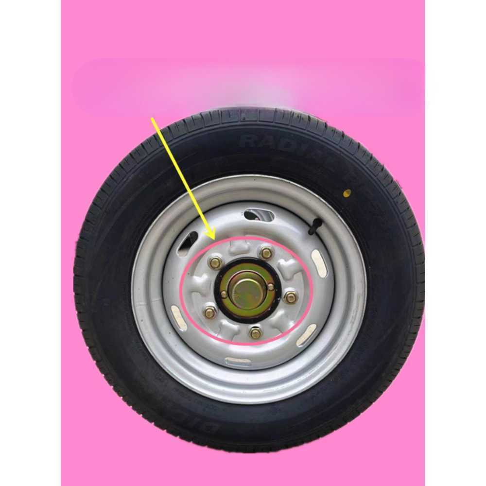 카트 니어카 차축 교체용 부품 수레 바퀴 연결봉 1.1m 165/70R13 - 상세 이미지 3