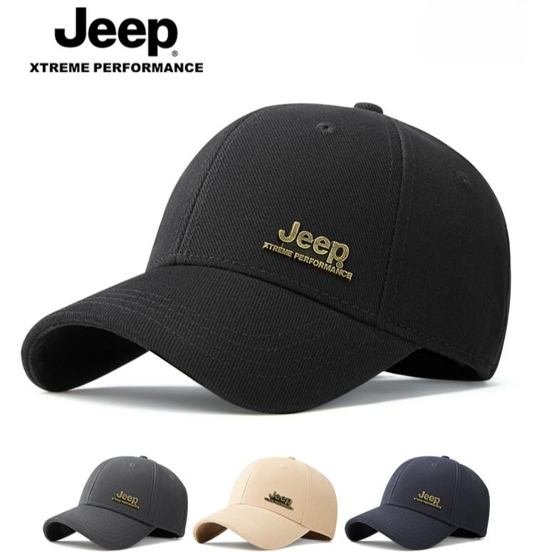 JEEP 남성 캡모자 가을 겨울 순면 야구 모자 - 상품 이미지