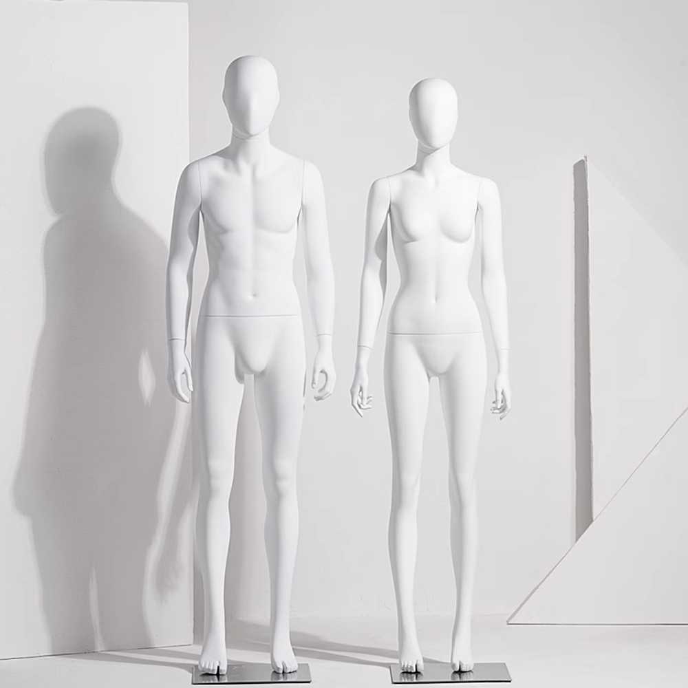 매장용 전신 마네킹 남성 여성 의류 진열 피팅 모형 BSD-3 여성(머리 있음) - 상세 이미지 4