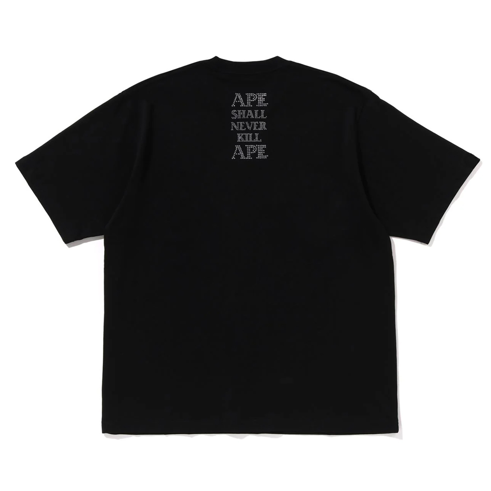 베이프 반팔티 RHINESTONE LOGO RELAXED FIT TEE 1L80-109-314 - 상세 이미지 2
