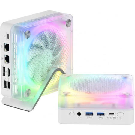 FIREBAT [해외]미니 PC 게이밍 컴퓨터 【MN56】AMD Radeon 780M, Ryzen 8745HS 4.9GHz 8C/16T, 32GB(2x16GB) DDR5 5600MHz 1TB P