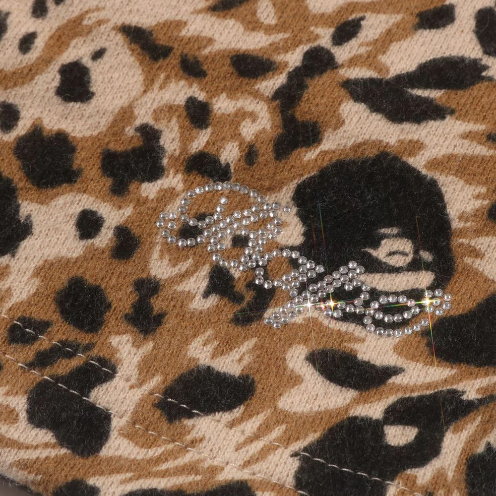 베이프 우먼즈 치마 WILD LEOPARD PATTERN SWEAT SKIRT 1L80-255-001 - 상세 이미지 5