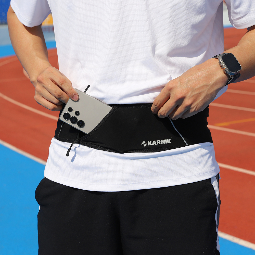 카르닉 러닝벨트 런닝 가방 백 밴드 플립벨트 마라톤 허리밴드 밴드형