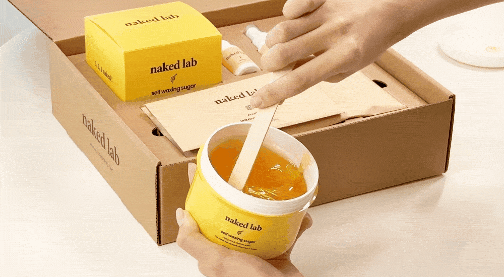 네이키드랩 슈가링 셀프왁싱 홈키트 브라질리언 남자 여자 비키니 겨드랑이 바디 눈썹 제모 이미지 3