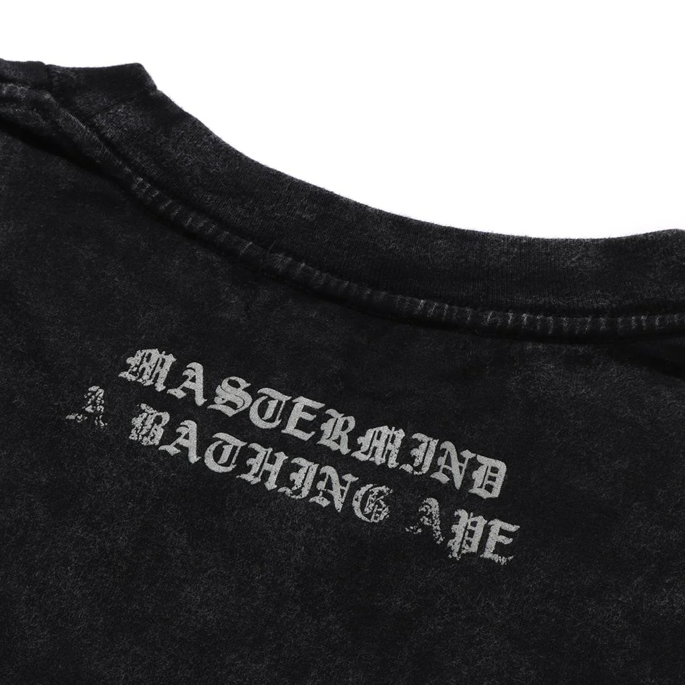 베이프 X MMJ 반팔티 LEATHER STA PATCH SKULL RELAXED FIT TEE 16TH 1L23-109-912 - 상세 이미지 3