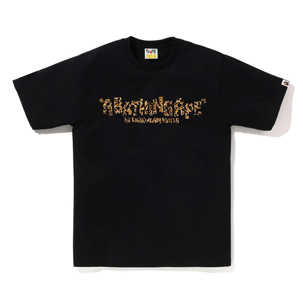 베이프 반팔티 WILD LEOPARD PATTERN PRIMITIVE LOGO TEE 1L80-110-043 - 상품 이미지
