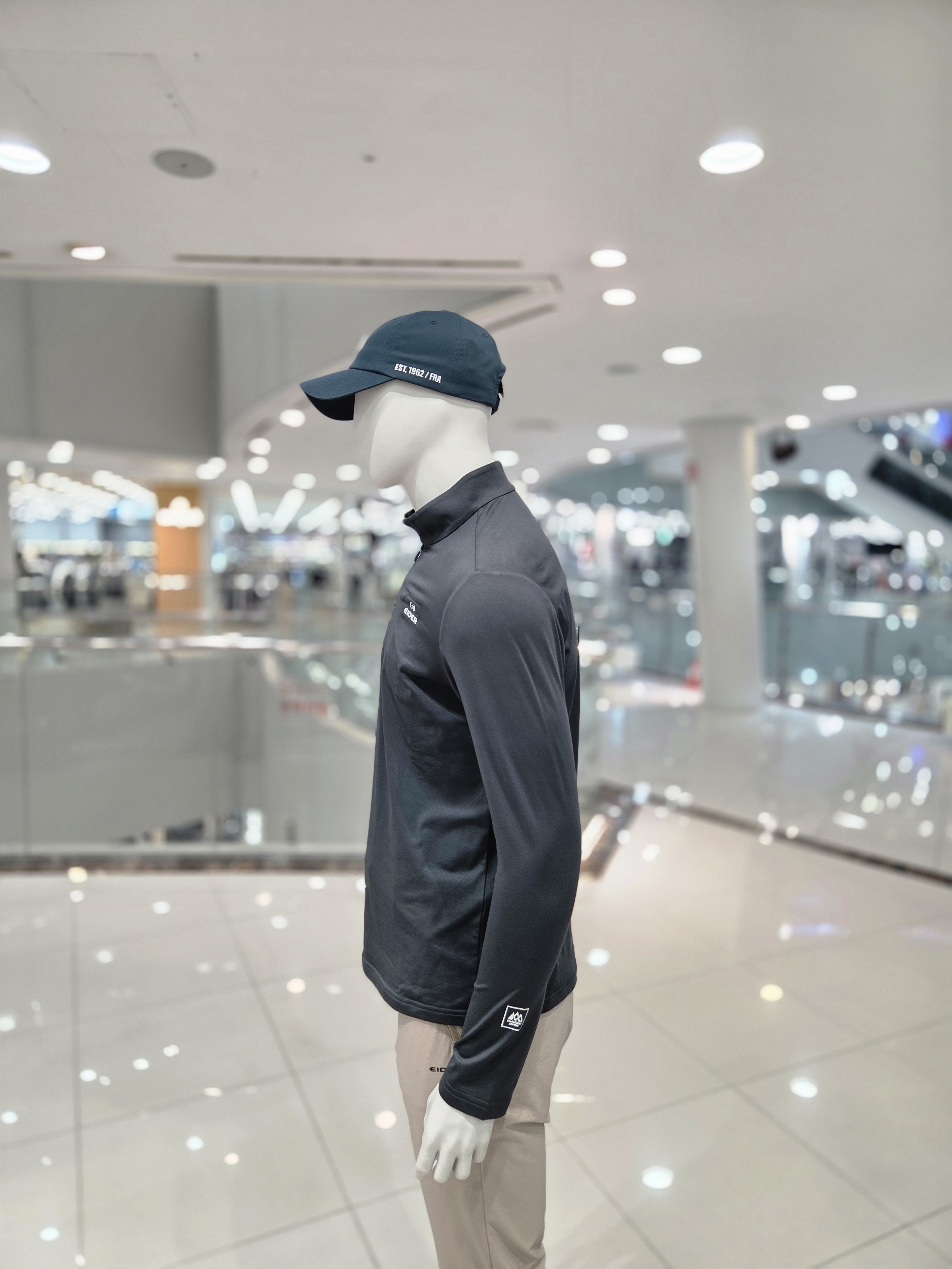 아이더 남성 가을 긴팔 짚업 티셔츠 베이직 MU24203 - 상세 이미지 4