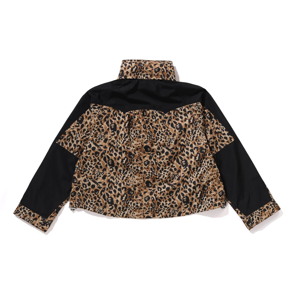 베이프 우먼즈 자켓 WILD LEOPARD PATTERN CROPPED SNOWBOARD JACKET 1L80-240-303 - 상세 이미지 2