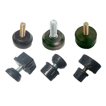 PVC 조절발 20mm M6x6.5L 4EA 조정 볼트발 높이 조절좌 가구 다리 제품 이미지