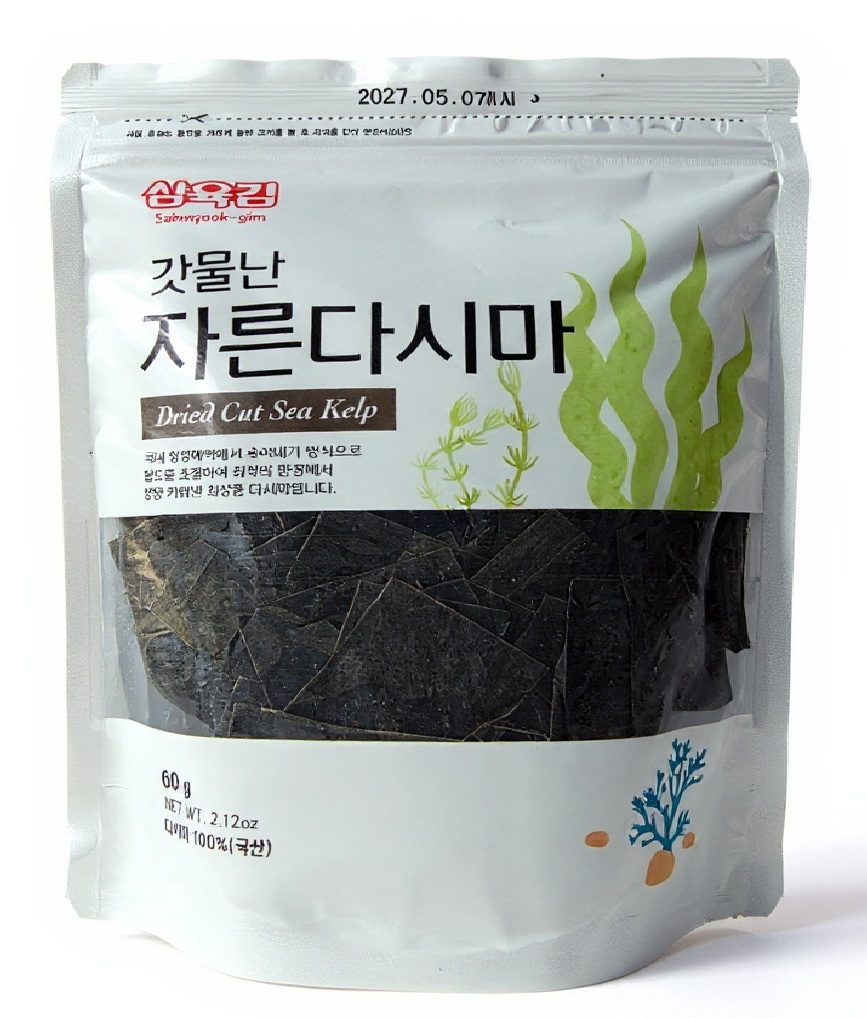삼육김 자른다시마 가정용 업소용 식당식자재 도매가 60g, 10개