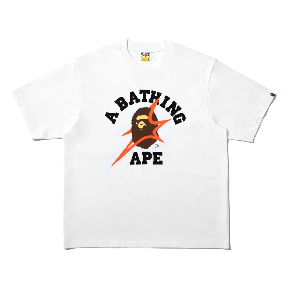 베이프 X 88RISING 반팔티 WARREN HUE COLLEGE RELAXED FIT TEE 1L23-110-937 - 메인 이미지