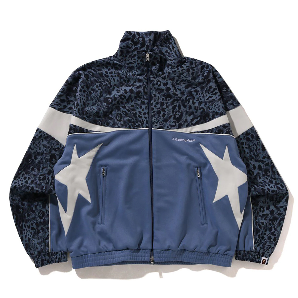 베이프 자켓 WILD LEOPARD PATTERN RELAXED FIT TRACK JACKET 1L80-115-318 - 상세 이미지 2