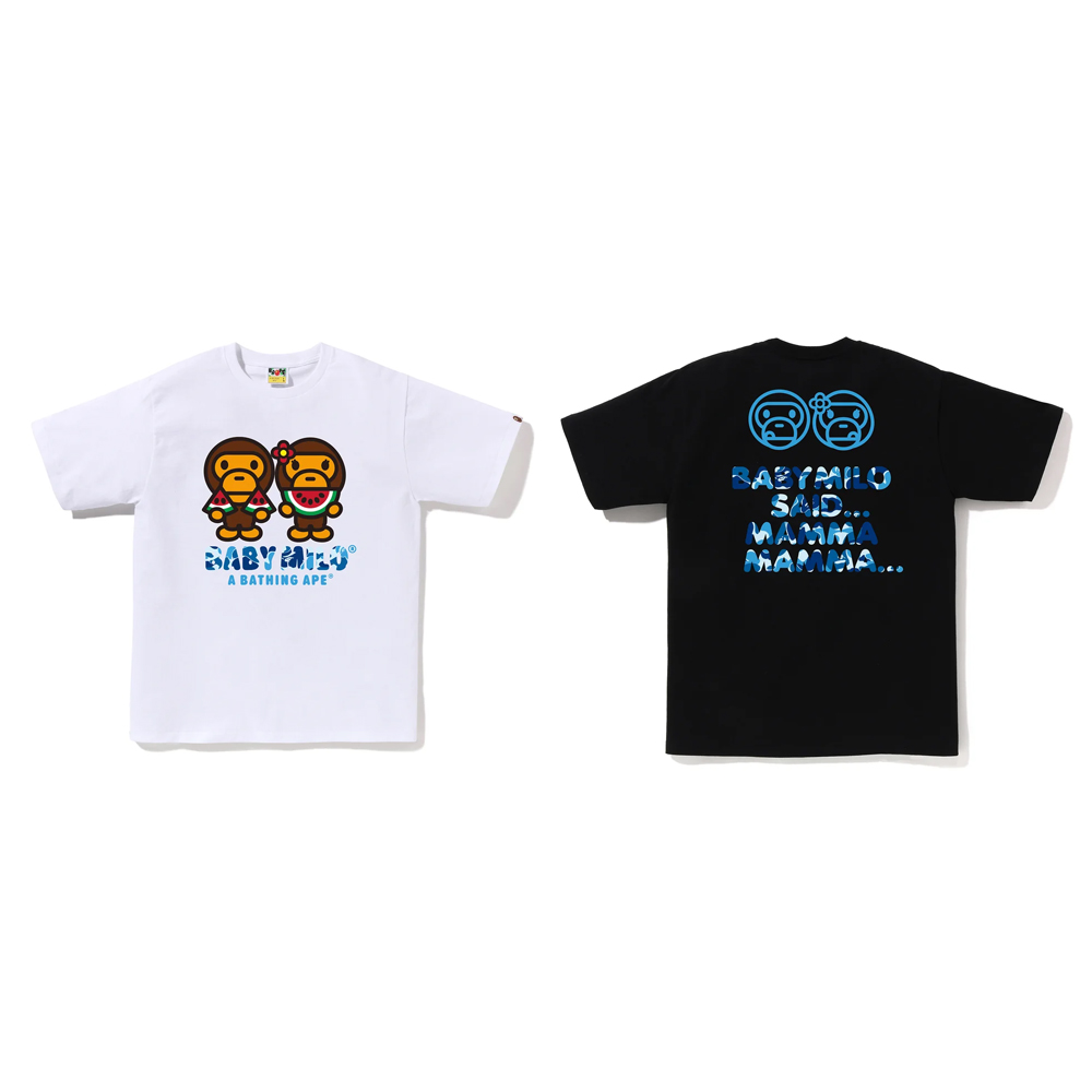 베이프 반팔티 ABC CAMO BABY MILO WATER MELON SUMMER TEE 2L72-110-008 - 상세 이미지 5