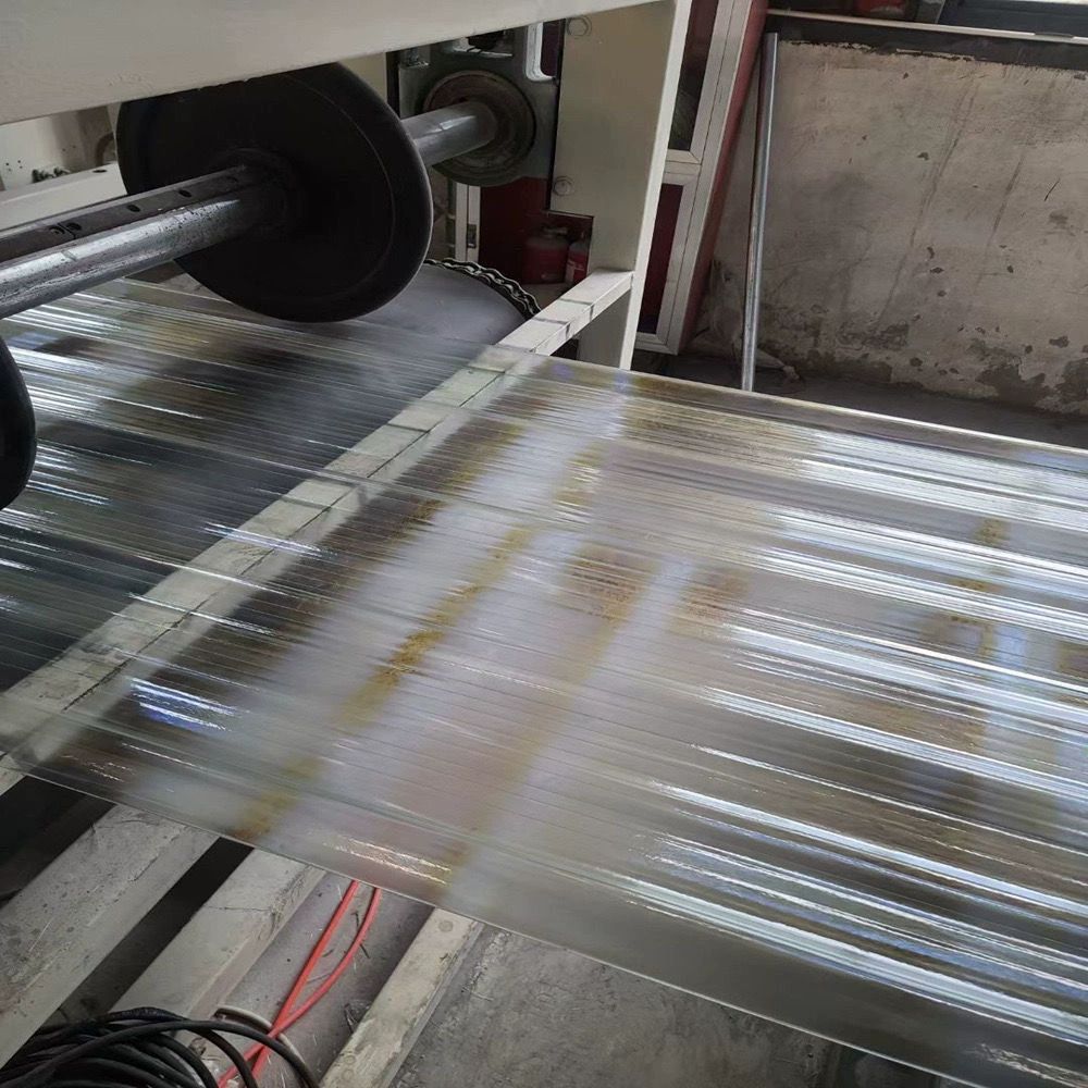 골판 렉산 투명 지붕 슬레이트 판넬 방풍 커튼 온실 천막 발코니 1m 길이 1mm 두께 1장