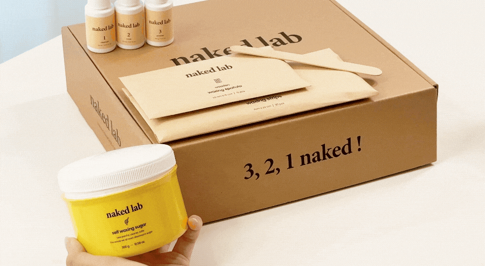 네이키드랩 슈가링 셀프왁싱 홈키트 브라질리언 남자 여자 비키니 겨드랑이 바디 눈썹 제모 이미지 4