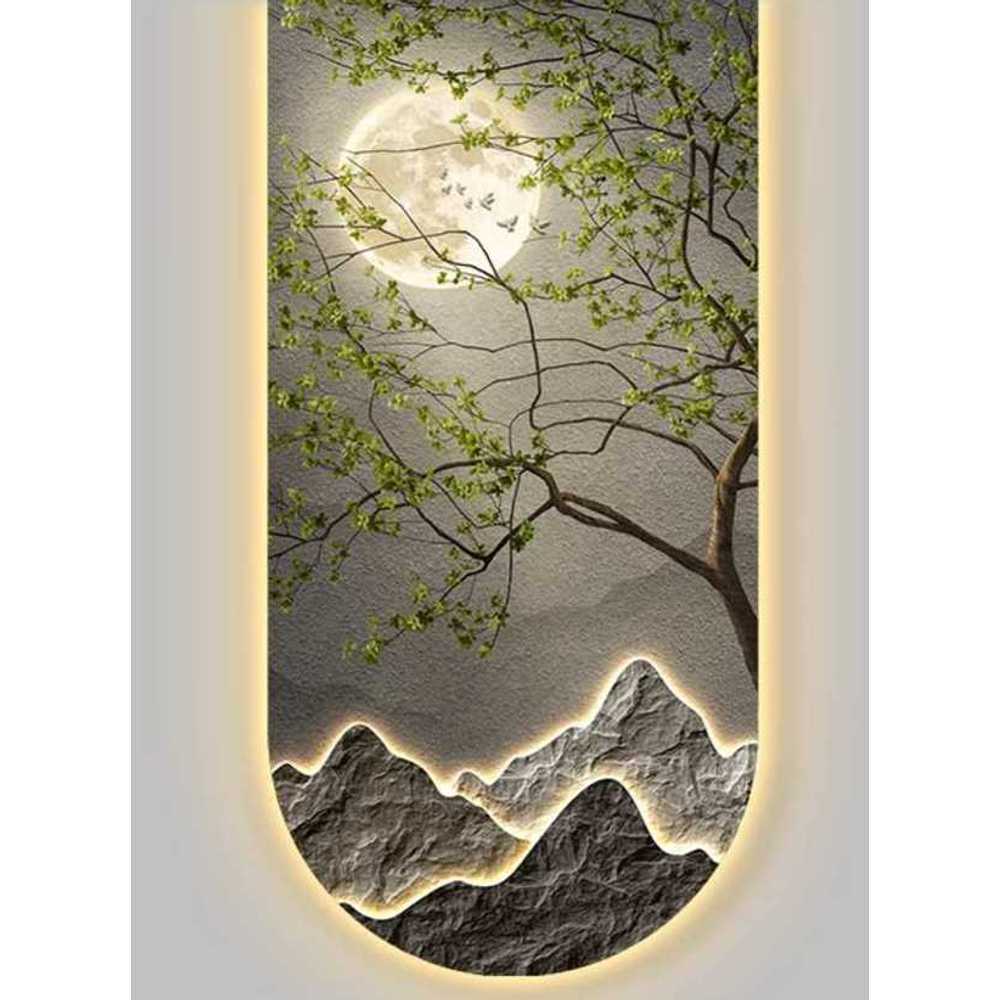 LED 액자 그림 대형 램프 벽고정 캔버스 장식 감성 A (인체감지) - 상품 이미지