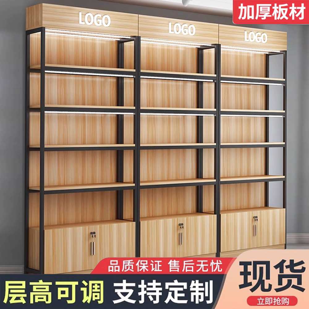 화장품 진열대 디스플레이 향수 뷰티샵 제품 피부샵 60x30x215cm 하단수납 이미지 6