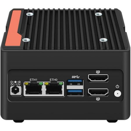[해외]미니 PC 4-Bay NAS N150(업그레이드된 인텔 N100) 포켓 4M.2 NVMe 확장 슬롯, 마이크로 캐시 ddr5 Max 48GB, 듀얼 네트워 NO RAM NO