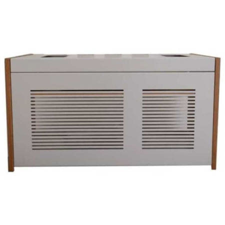 고급스러운 공유기 선정리 스토리지 숨기기 와이파이 보관함1. 화이트 41x19x22cm