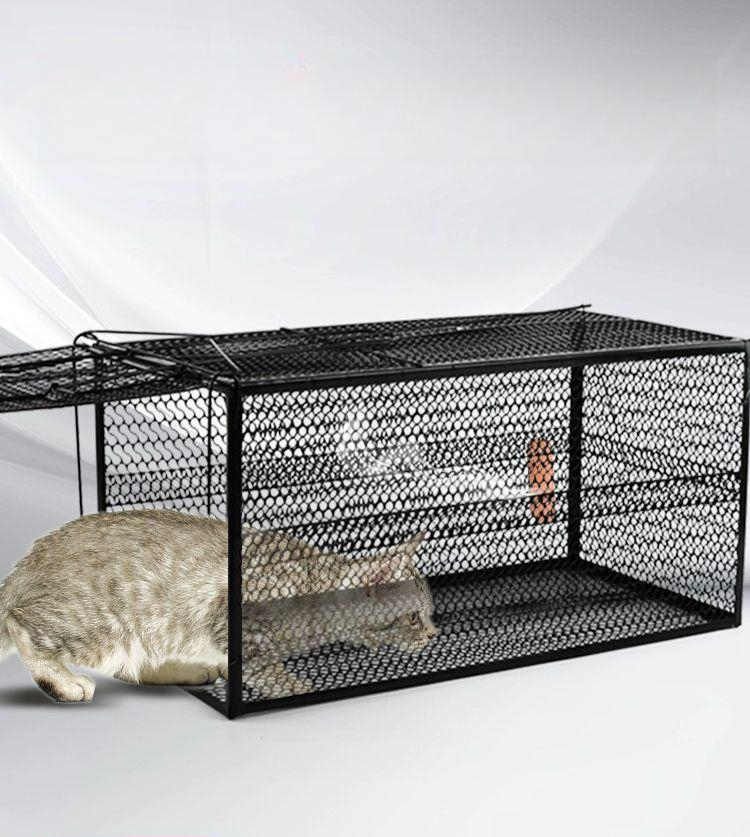 포획틀 고양이 트랩 구조망 산짐승 야생동물 철장 포획망 중형 3호 고양이 0.5-2.0kg L-대형 - 상품 이미지