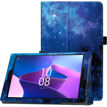 [해외]10.1인치 Fire HD 10 태블릿용 Famavala Folio 케이스 커버 (이전 9세대 / 7세대 5세대, 2019/2017/2015 출시) (BlueSky)