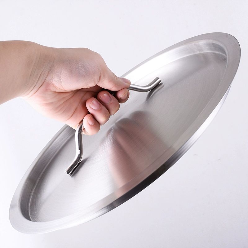 스테인리스 냄비 뚜껑 꼭지 교체용 기름 다용도 필더갭 40cm 특두께 304스테인리스스틸 - 상세 이미지 2