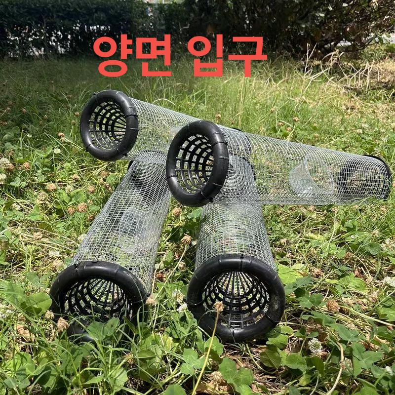 뱀트랩통발 뱀덫 야생동물 유해동물 설치류 장어 포획망 길이 60x직경 13.5 2개 - 상세 이미지 3