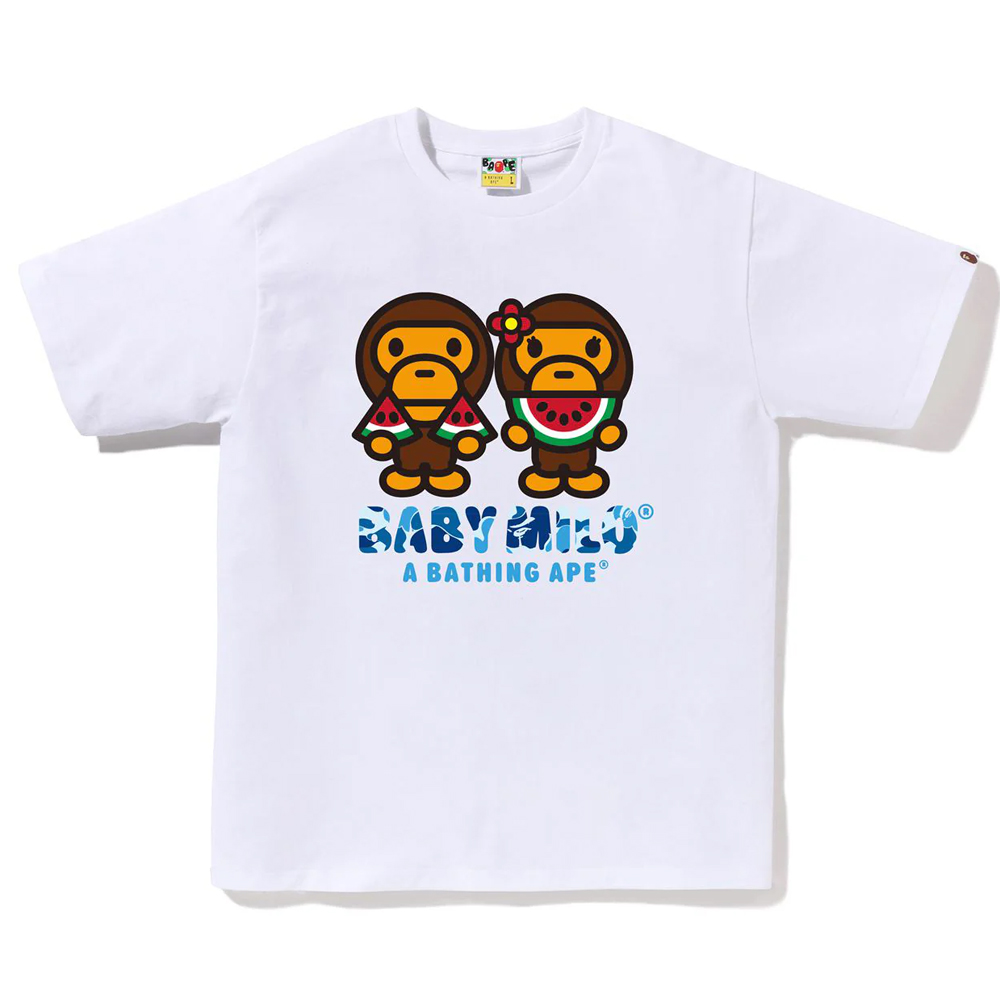 베이프 반팔티 ABC CAMO BABY MILO WATER MELON SUMMER TEE 2L72-110-008 - 상세 이미지 3