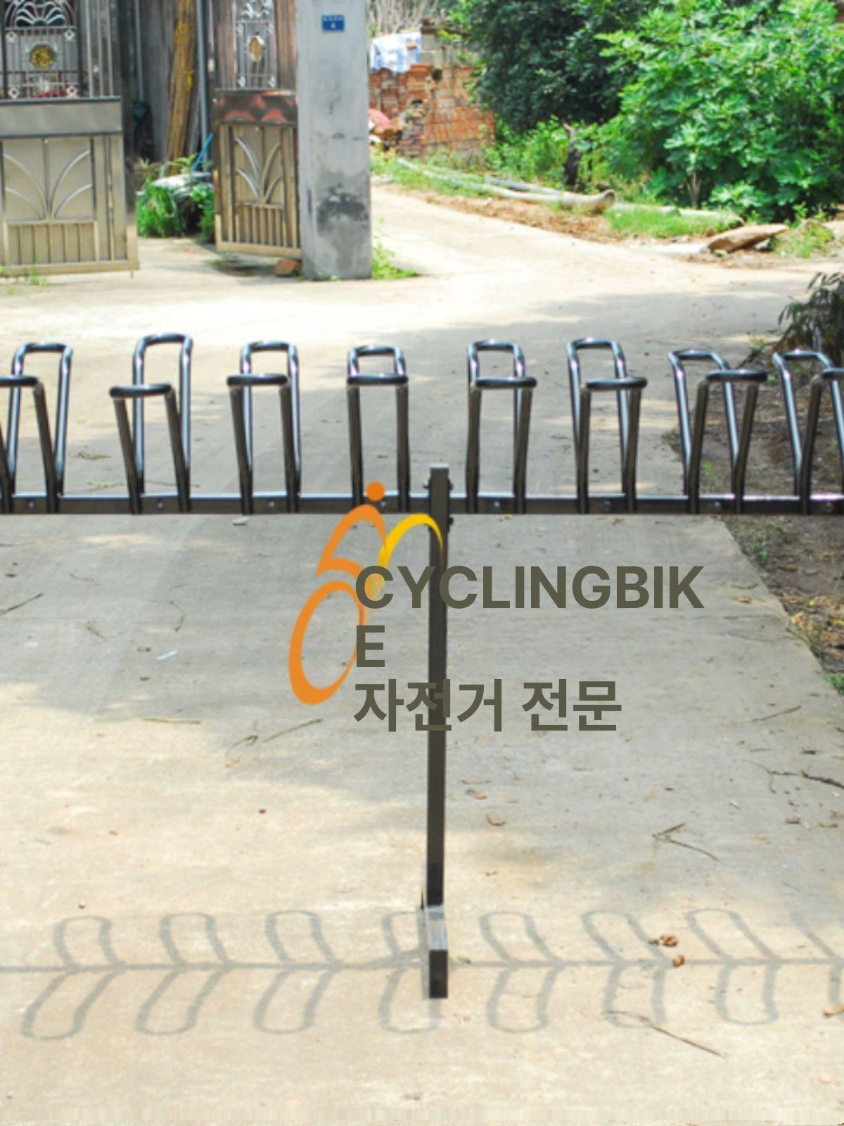 자전거 전시대 벽걸이 보관대 행거 보관거치대 브라켓 고정 정비대 전체 길이 1.8M 단면 6대 배치 - 상세 이미지 5