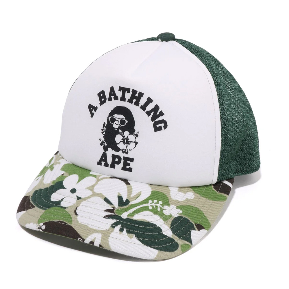 베이프 모자 ABC RESORT CAMO MESH CAP 1L70-180-005 - 메인 이미지