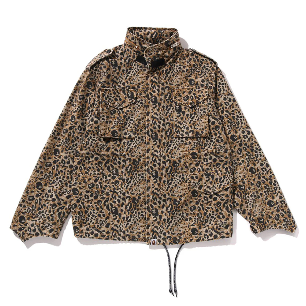 베이프 자켓 WILD LEOPARD PATTERN M-65 JACKET 1L80-140-315 - 메인 이미지
