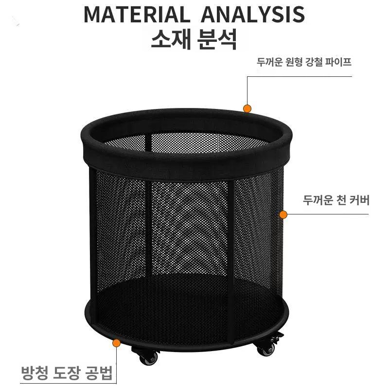 축구공 보관 바구니 볼캐리 체육관 학교 짐백 공가방 검은색 - 상세 이미지 3